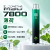 MSO-7800口-一次性電子煙-薄荷 MSO 爅嘶 7800口