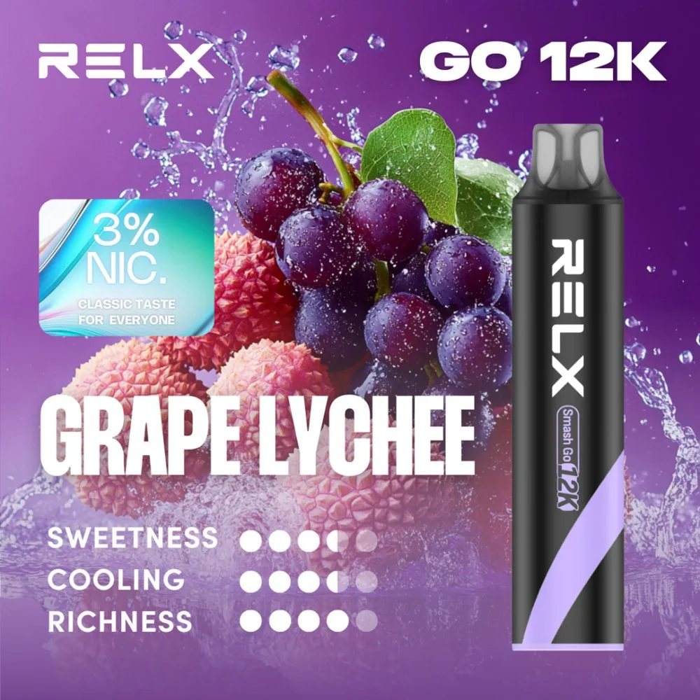 RELX 黑條 12000口