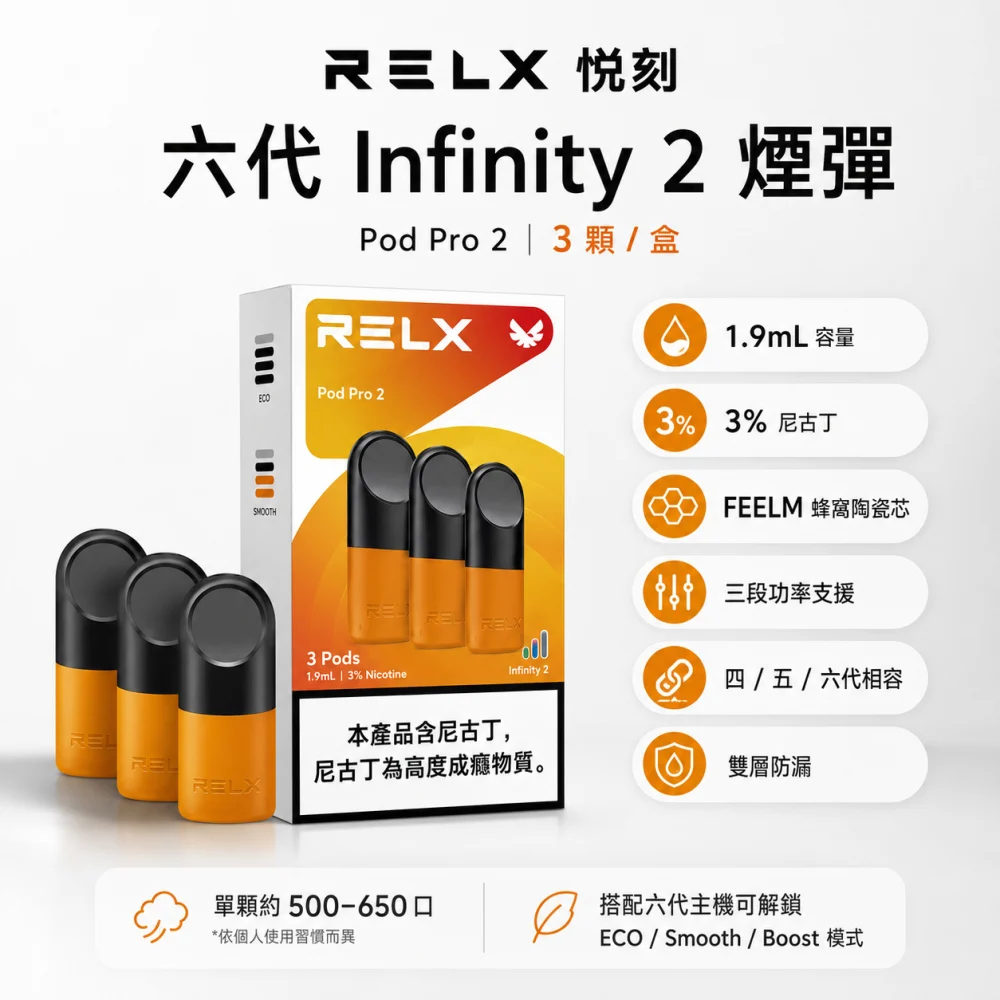 RELX 六代煙彈